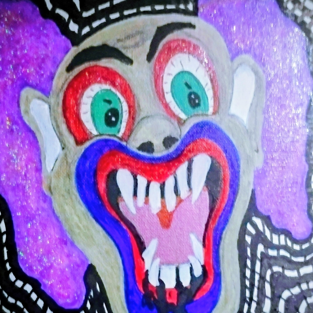 Expressive Abstract Art with Bold Colors